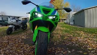 2024 Kawasaki Ninja ZX-6R Cold Start (M4 Slip-On)