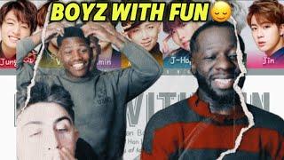 K-POP ROOKIES REACT TO BTS “BOYZ WITH FUN”