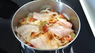 CALDERETA DE PESCADO MUY FÁCIL TODO VA EN CRUDO Y SALE DELICIOSA