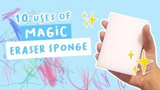 10 Ways To Use Magic Eraser Sponge! (TRIED & TESTED!)