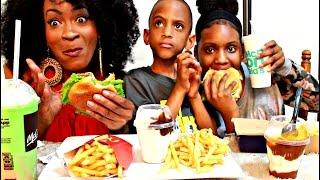 MUKBANG: MCDONALDS WITH THE KIDS! EATING SHOW! YUMMYBITESTV