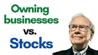 Warren Buffett on owning businesses vs. Stocks (1994)