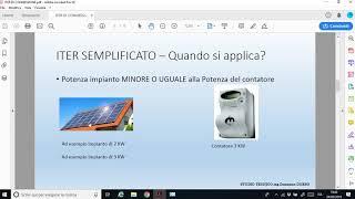 Parte 1 - ITER DI CONNESSIONE IMPIANTO FOTOVOLTAICO