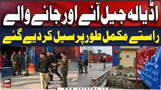 Adiala Jail routes completely sealed