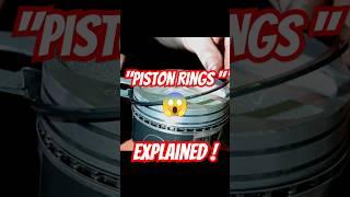 Piston Rings: The Unsung Heroes of Engine Performance #shorts #engine #trending #automobile