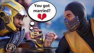 MK1 - Cyrax Talks Past Relationship with Scorpion