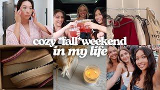 COLLEGE WEEKEND IN MY LIFE: New Fall clothes, country concert with the girls and self care!