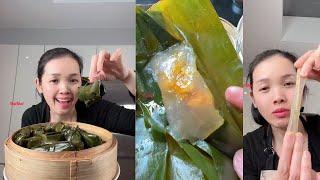 BÁNH BỘT LỌC LÁ làm đơn giản, bánh trong veo, mềm mềm dai dai rất ngon.