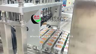 Calippo tube filling sealing machine