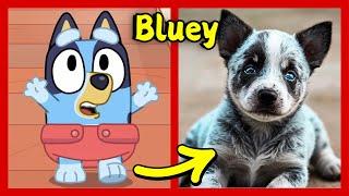 BLUEY Pero En BEBÉS + ¡ADIVINA POR EL EMOJI!BlueyBingo️SocksBanditWintonSnickers