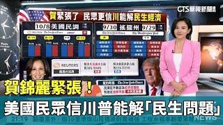 賀錦麗緊張! 美國民眾信川普能解「民生問題」｜主持人:劉姿麟｜華視國際線，出發！ 20241013 @CtsTw