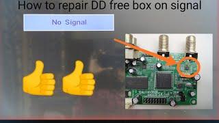 How to repairing DD free box //on signal