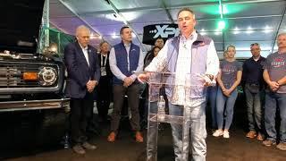 Barrett-Jackson "Gateway Bronco" Media Event for Ryan Blaney Bronco Project on DAN-O-VISION...