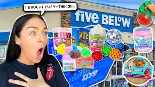 Buying EVERYTHING from FIVE BELOW SLIME, FIDGETS, MORE!! SHOPPING VLOG