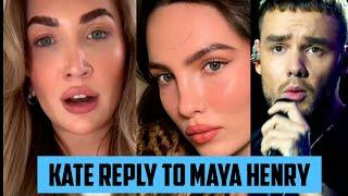 Liam Payne girlfriend Kate Cassidy gave tight reply to Maya Henry #katecassidy #mayahenry #liampayne