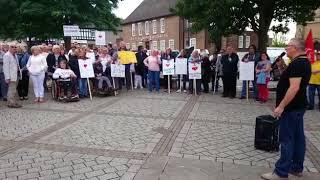 Rotherham learning disability centre protest