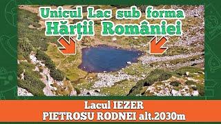 Harta Romaniei creata de natura -Borsa- Lacul Iezer- Vf. Pietrosu Rodnei (alt. 2303 m)-Muntii Rodnei