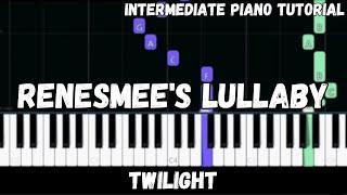 Twilight - Renesmee's Lullaby (Intermediate Piano Tutorial)