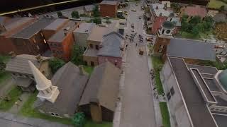 Miniature Railroad and Village fly-over.