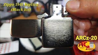 Zippo 1941 Replica (24096) BLACK ICE Lighter | Zippo 1941 Replica | ARCz-20