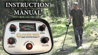 THE MOST POWERFUL METAL DETECTOR! Instruction manual Golden Mask Deep Hunter Mobile ST.