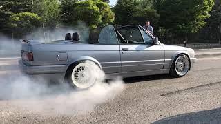 Bmw E30 325i   #burnout #M20B?? :) #e30