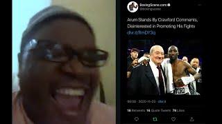 RING IQ HAD AN ANTI-LDBC, BLACK PBC CRITIC ON WHO GENUFLETED TO BOB ARUM LIKE AN ACCURSED C****