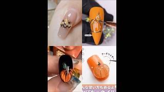 I have never seen such a beautiful pumpkin #nail #naildesign #nail #helloween #halloween #nailart