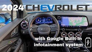 2024 Chevrolet Blazer EV with Google Built-in infotainment system