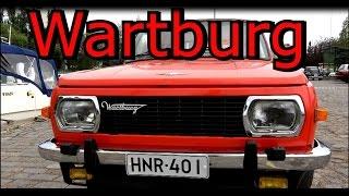 Wartburg 353W -Old Classic car Warre Tampere Mustalahden satama