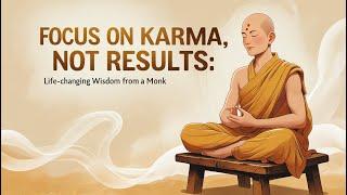 Focus on Karma, Not Results Real time Motivation  #motivational #monklife #bhagavadgita #2025