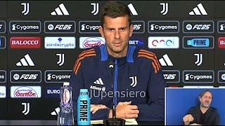 Conferenza stampa THIAGO MOTTA pre Juve-Cagliari: "Daremo tutti di più per Bremer, su Pogba..."