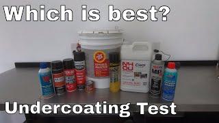 Real World Undercoating Test: Fluid Film, NH Oil, Krown and More...