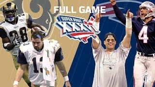 Super Bowl XXXVI: “Patriots Dynasty Begins” | Rams vs. Patriots | NFL Full Game