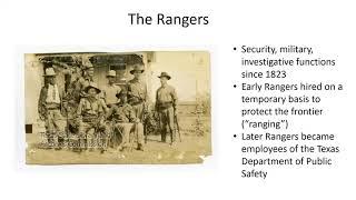 Research Webinar: Beyond the Badge - Texas Ranger Resources at TSLAC - July 28, 2023