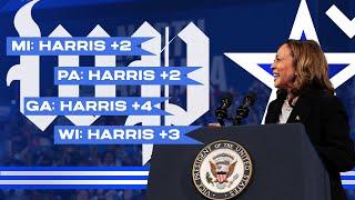 BRAND NEW Polls | Harris LEADS in GA, MI, PA, and WI