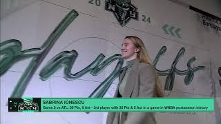 Sabrina Ionescu, A'ja Wilson gameday outfits | New York Liberty vs Las Vegas Aces WNBA basketball