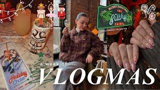 a week of VLOGMAS  holiday speakeasy, nutcracker ballet, christmas markets