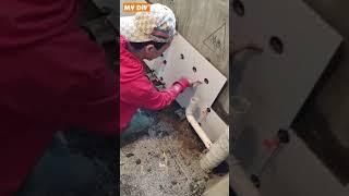 MY DIY Stainless Steel Ceramic Tile Hole Locator 400mm Universal Hole Locator Jig Accurate Guide