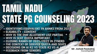 Tamil Nadu State PG Counseling  - Primarily for ZyNerd Subscribers