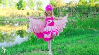 Kids' Flamingo Costume  for Halloween or Dress Up! | Shop Sparkle In Pink