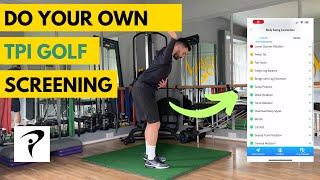 Do Your Own TPI Golf Assessment Screening