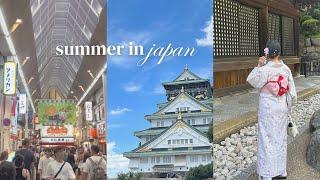 summer in japan  | osaka vlog