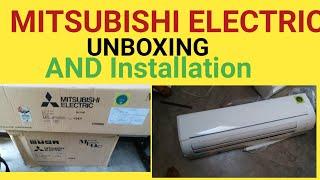 Mitsubishi Electric unboxing #Ac installation #split Ac installation #mitsubishi Ac installation