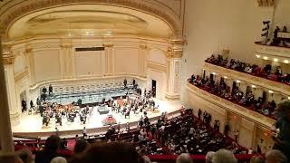 View from Carnegie Hall's Dress Circle Row EE Seat 11