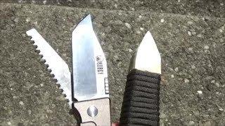 Kubey (Sanrenmu) Folding Knife/Saw Review ($14) Carved Kubotan