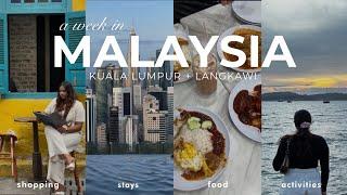 A fun week in Malaysia ️ | Kuala Lumpur + Langkawi | Travel Vlog