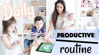 My Daily Productive Routine | Mom of 3