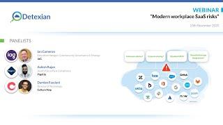 Detexian Webinar "Modern workplace SaaS risks"