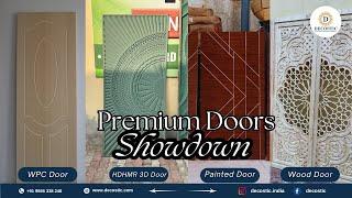 Premium Doors Showdown: HDHMR 3D Door, WPC Door, and WPC Painted Door